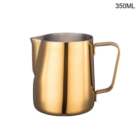 

GETHOME Home Durable Coffee Pitcher With Scale Stainless Steel Kitchen Milk Frother Cup