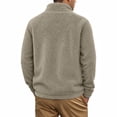 thumbnail image 5 of Chiccall Mens Fleece Jackets Winter Fuzzy Warm Thermal Full Zip Jacket Stand Collar Long Sleeve Coats with Pockets, 5 of 5