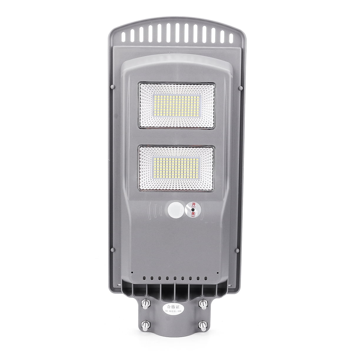 Solar Street Light LED Outdoor Lamp Fixture Motion Sensor 6000K 1800LM 18000mAh 