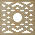 thumbnail image 4 of 30"OD x 7 3/4"ID x 1/4"T Chevron Wood Fretwork Pierced Ceiling Medallion, Birch, 4 of 16
