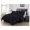 Black + Queen, variant on Sydney 7-Piece Pinch Pleat Pintuck Bedding Comforter Set (California King, Spa Blue)