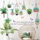 thumbnail image 3 of Pegatinas de pared de plantas JAMW papel tapiz de arte de bonsái colgante Sencillez, 3 of 5