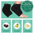 thumbnail image 2 of Calcetines hidratantes para dormir ZenToes con vitamina E y aceite de oliva, 2 of 7