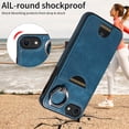thumbnail image 4 of Wallet Phone Case for iPhone 7 / 8 / SE 2022 & 2020 with Stand, RFID Blocking PU Leather Shockproof Cover with Kickstand & Credit Card Slot Drop Protection for iPhone 7 / 8 / SE 2022 & 2020, Blue, 4 of 10