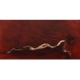 thumbnail image 2 of Cazal, Cedric 14x9 White Modern Wood Framed Museum Art Print Titled - Henna III, 2 of 4