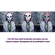 thumbnail image 5 of Kearding Máscara de Halloween Anime Demon Slayer Face Guard LED que brilla intensamente Kits de decoración para fiestas Amarillo con azul transparente, 5 of 6