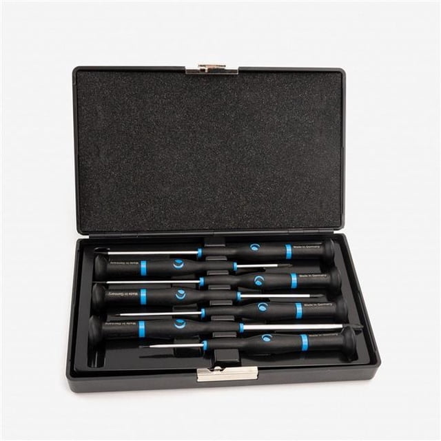 Witte Slotted & Phillips Screwdriver Set with Case, Black - 7 Piece
