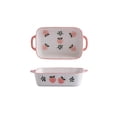 thumbnail image 1 of 500ML Ceramic Baking Tray Home Oven Hand-painted Rectangular Double Ear Handle Baking Tray, 1 of 11
