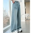 thumbnail image 4 of HIPYLO Jeans Ripped Toddler Jeans Girls 3t 5t Girls Pants Pantalones Anchos Para Mujer 4t Clothes for 5 Year Old Girls Gymnastics Clothes Girls, Blue 10-11 Years, 4 of 9