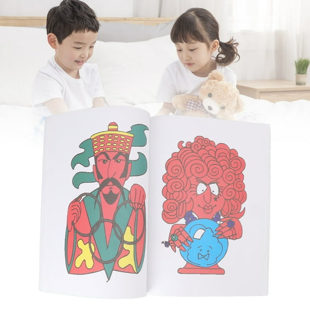 Utilería Libro Para Colorear Diseño De Dibujos Animados Libro Fácil De Usar Utilería De Trucos Utilería De Mago Para Actuaciones