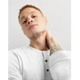 thumbnail image 4 of Hanes Henley Long Sleeve Originals Men's Tri-Blend Three Button Camping Outdoors, 4 of 5