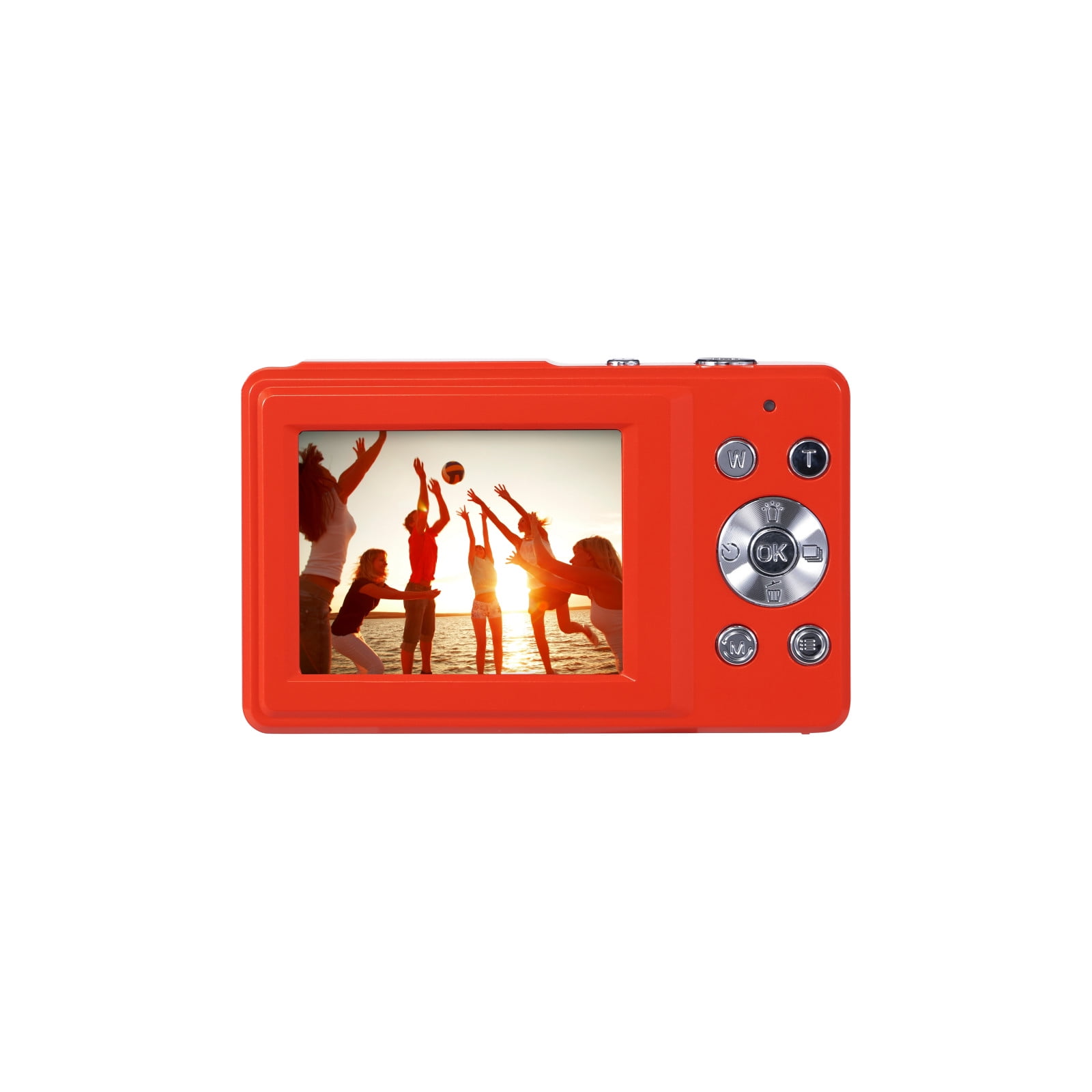 Vivitar Popsnap Compact Digital Camera, Orange, 16X Zoom, 1080p, Built-in Flash, Micro SD, Slim Lightweight Pocket Design
