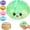Green, variant on Sugar Dumpling Squishy,Viral Bao Bun Squishy Dumling Box,Colorful Dumplings Stress Relief Fidget Squeeze Toys for Holiday & Birthday Gifts