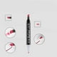 thumbnail image 4 of Pack Of 40 - Felt Tip Pens With Case - Double Sided Multicolor Pens, 4 of 4
