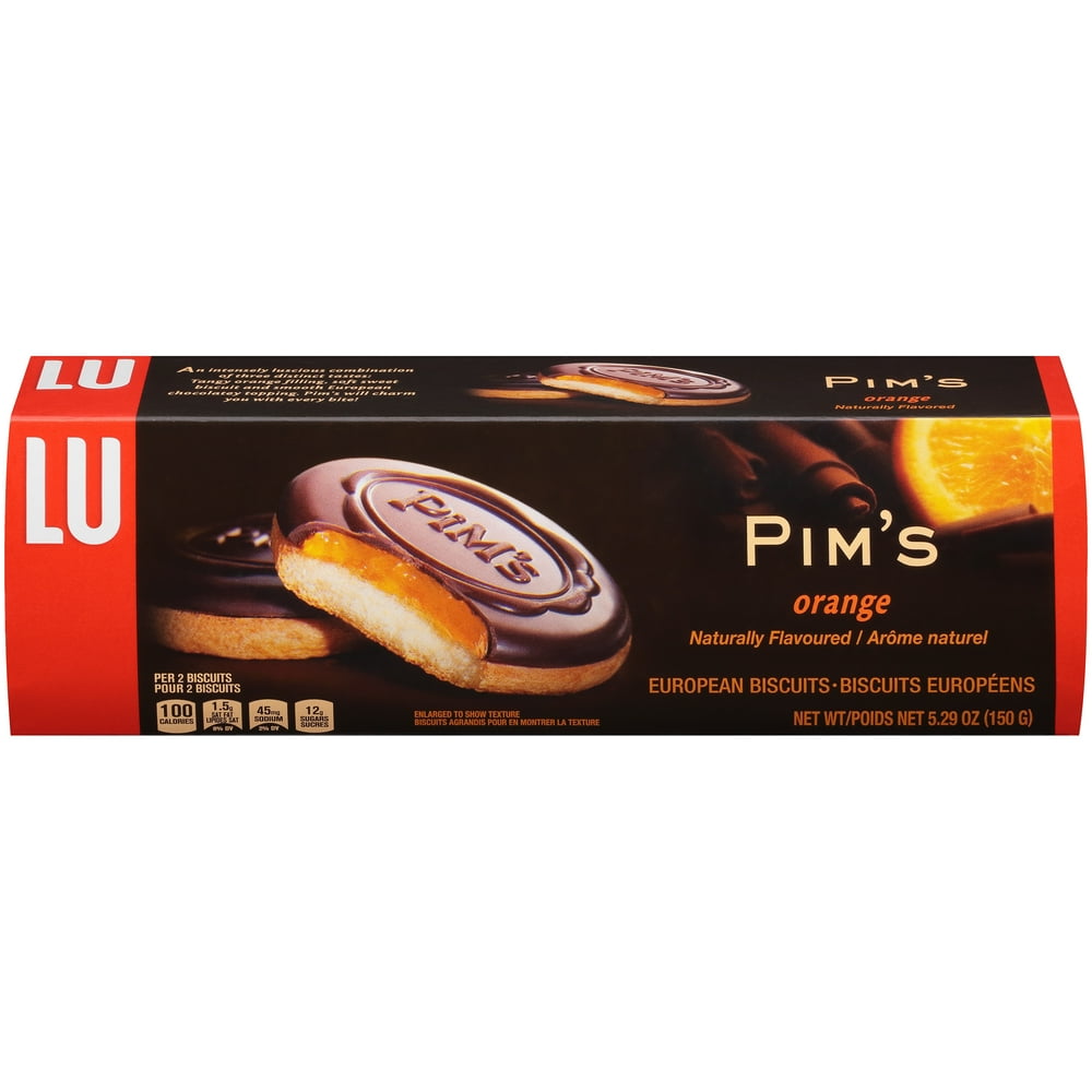 LU Pim's Orange European Biscuits, 5.29 Oz.