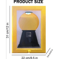 thumbnail image 2 of Candy Dispenser Picture Frame, Handy Wall Candy Frame, Wall Mounted Candy Dispenser For Candies, Nuts, Dog & Cat Treats, Suitable for Birthday & Holiday Gifts (Yellow), 2 of 8