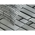 thumbnail image 4 of Ambesonne Grey Quilted Bedspread Set 3 Pcs, Brick Wall English Style, Queen Size, Grey, 4 of 5