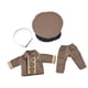 thumbnail image 2 of Traje de muñeca, regalos, escena, foto, utilería, suministros de bricolaje, uniforme suave, figuras de peluche, juguetes Verde, 2 of 8