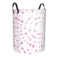 thumbnail image 2 of Fotbe Breast Cancer Awareness (4) Laundry Basket with Handles, Waterproof Large Laundry Hamper, Wash Bag for Corner Dorm, Rolling Laundry Basket with Handles-Small, 2 of 8