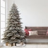 thumbnail image 5 of 9 ft Pre-lit Flocked Royal Majestic Fraser Fir Artificial Christmas Tree with 800 LED Lights Sure-Lit Pole® Metal Stand Green, 5 of 6