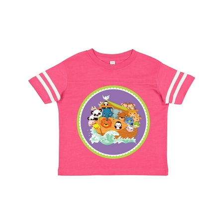 

Inktastic Christian Religious Ark of Animals Gift Toddler Toddler Girl T-Shirt