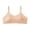Beige, variant on Comfortable Everyday Bra for Girls with Adjustable Wide Back Hook Closure in Soft Everyday Wear Seamless Support All Seasons Comfort for Home and Leisure