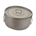 thumbnail image 4 of Almencla Outdoor Titanium Pot 1.8L Camping Cooking Set for Hiking Backpacking Camping, 4 of 8