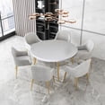 thumbnail image 2 of 40 Inch Elastic Edged Round Table Cloth Table Protector Oil Table Cover white, 2 of 7