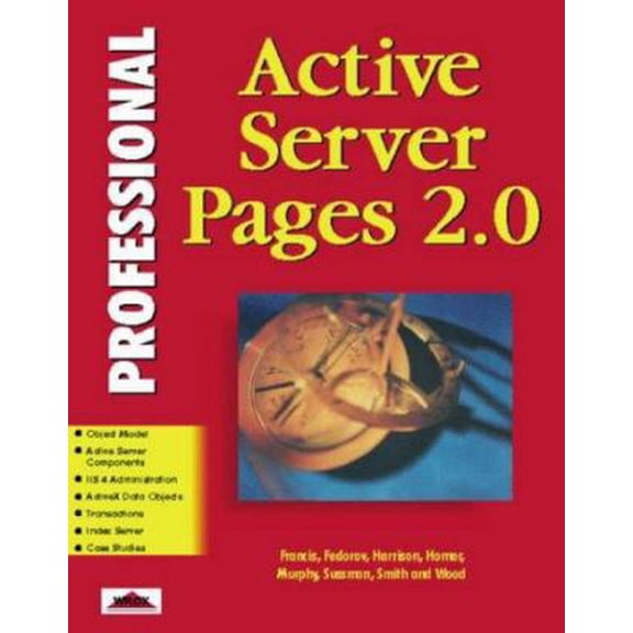 Pre-Owned Professional Active Server Pages 2.0 (Paperback) 1861001266 9781861001269