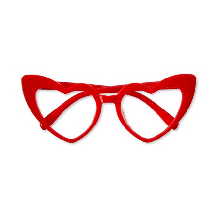 Valentine's Day Red Heart Glasses Frames, by Way To Celebrate