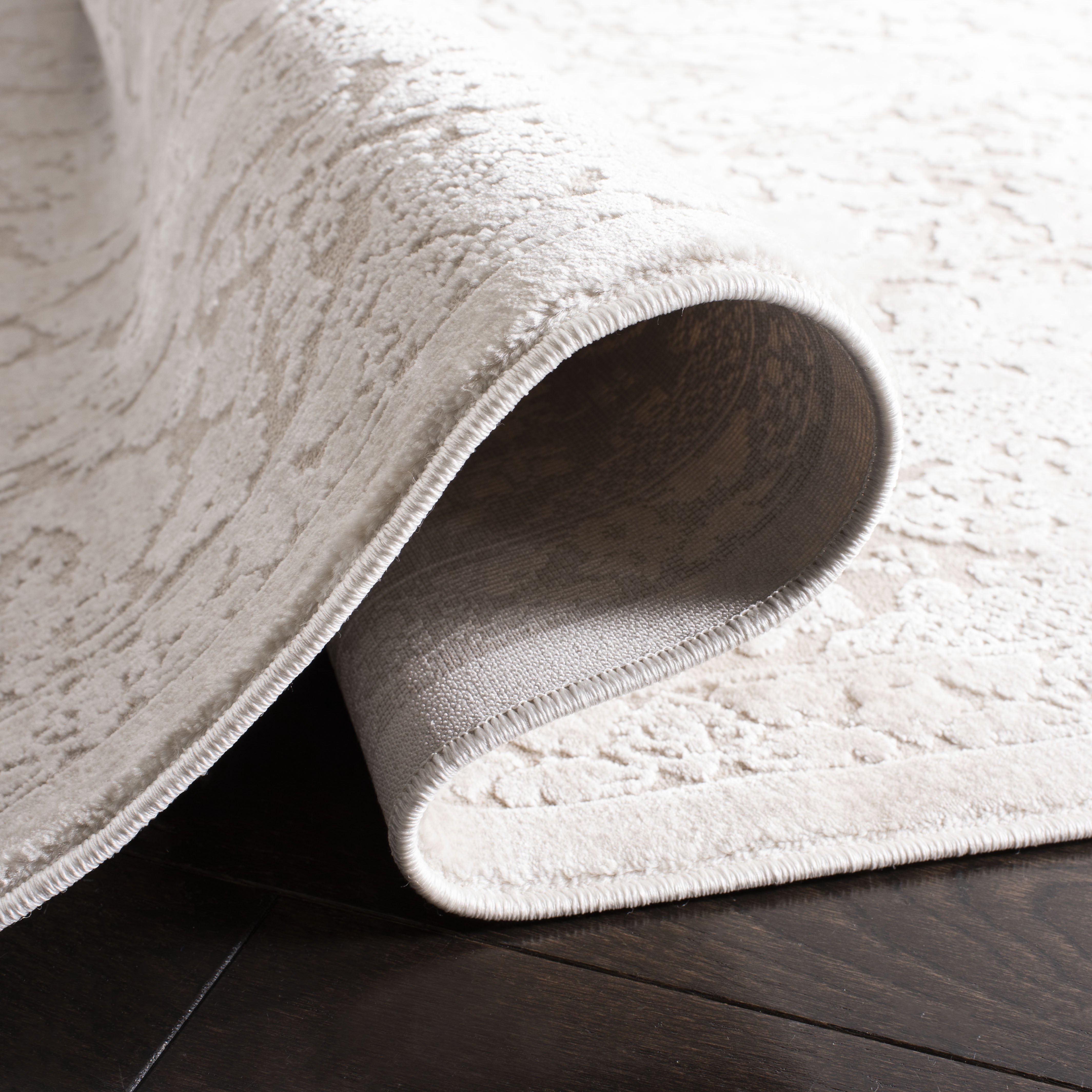 SAFAVIEH Reflection Dermot Traditional Area Rug, Cream/Ivory, 9' x 12'