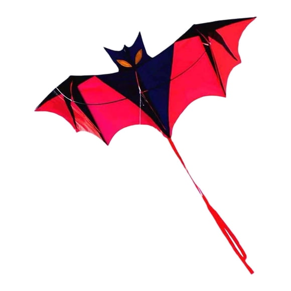 Siruishop Bat Kite Funny Creative Cartoon Professional for Birthday Gift Beach Outdoor Front pole