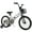 Silver, variant on Costway 18" Kid's Bike with Training Wheels Adjustable Handlebar & Seat Handbrake Sliver