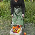 thumbnail image 4 of Bolsa para recoger frutas yuxing delantal para recoger verduras bolsa de lona Oxford verde, 4 of 5