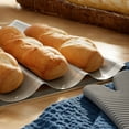 thumbnail image 2 of GRIDMANN 18" x 26" Commercial 4 Slot Long Aluminum Baguette Pan, Perforated French Bread Loaf Pan, 2 of 7