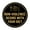 Black Gold, variant on Circle Non Violence Begins With Your Diet Sign (Brushed Silver) - Medium