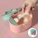 thumbnail image 5 of Dispensador de fórmula para bebés sellado con báscula y compartimento doble. Estuche de almacenamiento de nueces de PP. Rosa pequeño, 5 of 9