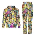 thumbnail image 2 of Rick And Morty Unisex Adult Sweatsuits Hoodie & Sweatpants Long Sleeve Hooded Sweatshirt Matching Joggers Tracksuit Sets L, 2 of 9