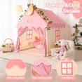 thumbnail image 5 of SweHouse Kids Play Tent, Indoor Outdoor Large Princess Fairy Playhouse, Play Castle Gift Toy for Toddler Girls Children(Pink), 5 of 6