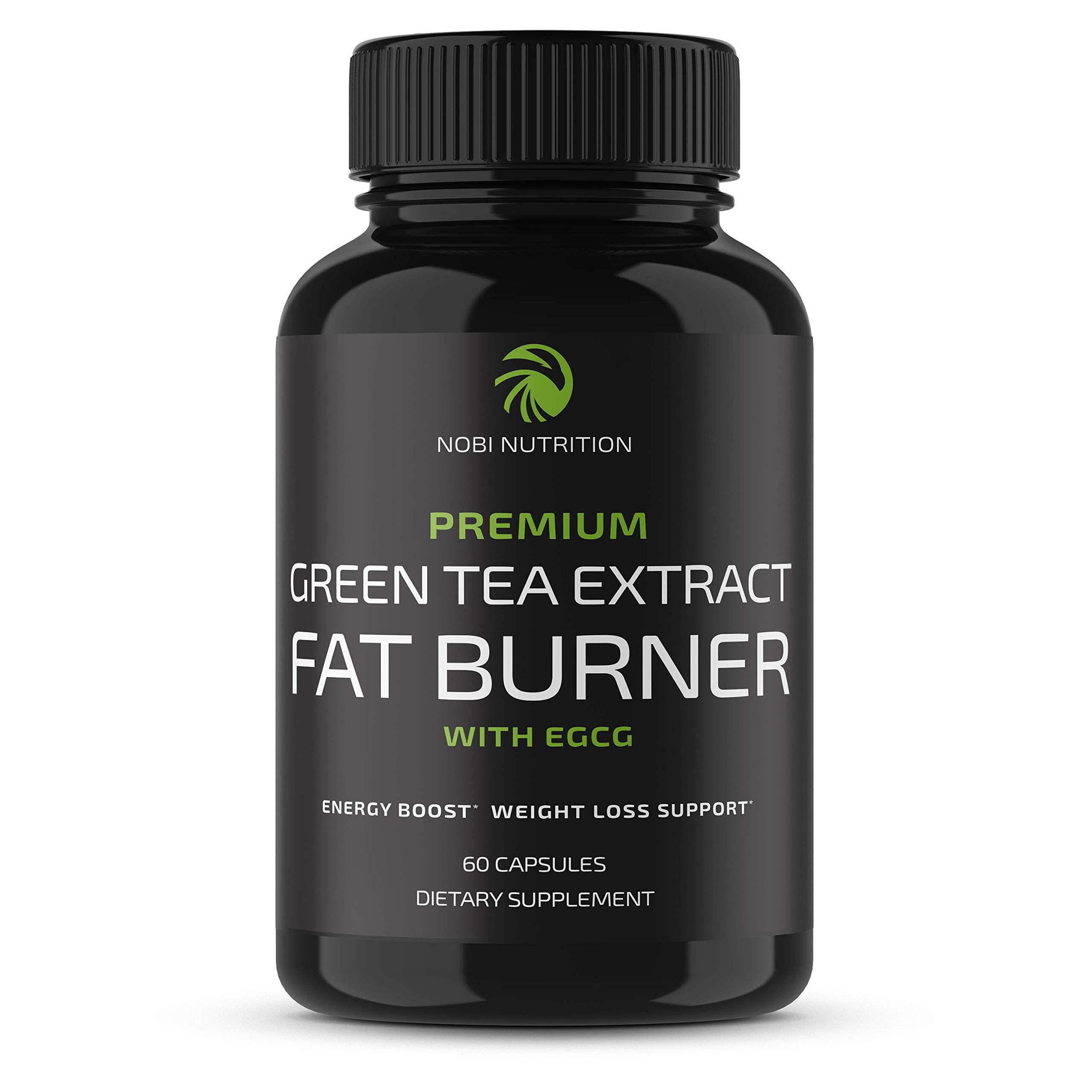 Nobi Nutrition Green Tea Fat Burner - Green Tea Extract Supplement with ...