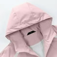 thumbnail image 4 of BinBiL Mens Lightweight Full Zip Sun Protection Hoodie Jackets Long Sleeve Hiking Outdoor Performance Shirt Sunscreen Suit Long Sleeved Hooded Casual Jacket Pink 8(L), 4 of 6