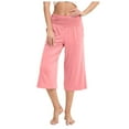 thumbnail image 2 of Kureaily Women's Cropped Pants Summer Casual Pants With Pockets Women's Casual Pants Women Lightweight Pants, 2 of 5