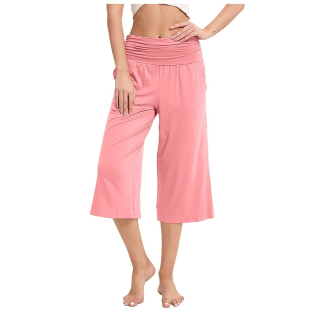 Pantalons Courts d'Été Décontractés pour Femmes avec Poches