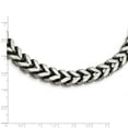 thumbnail image 3 of Primal Steel Stainless Steel Heavy Wheat 24-inch Necklace, 3 of 7