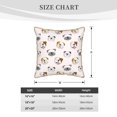 thumbnail image 2 of KLL Bulldog Face Decorative Throw Pillow Covers Velvet Soft for Couch Sofa Bedroom Living Room Outdoor (No pillow core)- 16"x16", 2 of 5