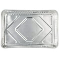 thumbnail image 2 of VeZee's Aluminum 16x11-¼x3/4 inches Cookie Sheet Baking Pans: Disposable Aluminum Foil Trays Ideal for Brownie, Coffee Cakes, Side Dishes : 25 Sheets, 2 of 4