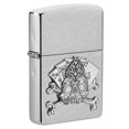 thumbnail image 1 of Zippo 49293 Card Skull Emblem Design Pocket Windproof Lighter, 1 of 4