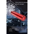 thumbnail image 2 of Car Safety Hammer Emergency Escape Tool One Second Window Breaker Seat Belt Cutter (black, 2 of 3