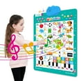 thumbnail image 2 of Electronic Alphabet Wall Chart, Interactive Talking ABC Poster with Numbers, Words, Quiz Mode and Songs, Educational Learning Toy for 3-5 Years, 2 of 6