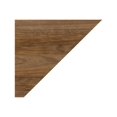 thumbnail image 6 of BBF Jamestown - Table with 2-drawer lateral filing cabinet - with hutch - fresh walnut - white base, 6 of 7